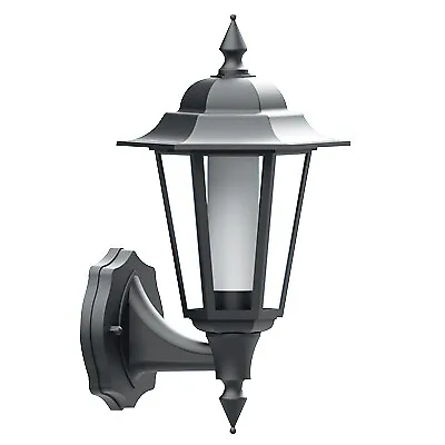 Greenbrook Outdoor Porch Lantern - Black Weatherproof LED • £12.70