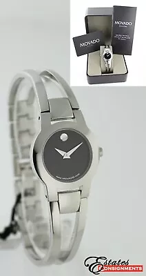 Movado Amorosa 84 E4 1842 Stainless Steel Ladies Watch • $199