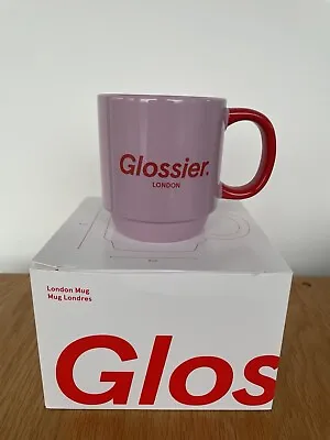 Glossier London Pink Mug Exclusive - Brand New • £32.99