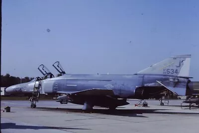 4695 Original Military Aircraft Slide F-4e Phantom 68-0534/nj 141tfs 108tfw Usaf • $2.50