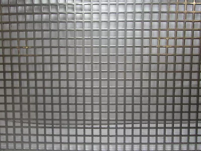 £45.02 • Buy ==3/8  SQUARE---- 16 GA. STAINLESS PERFORATED METAL ---12  X 22-1/4 ==