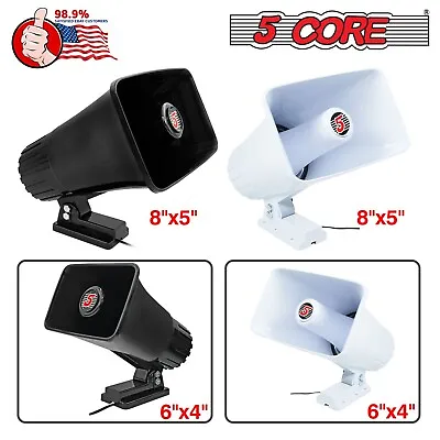 5 Core 6  &  8   PA Power Horn Indoor Outdoor Waterproof Paging Speaker • $30.99