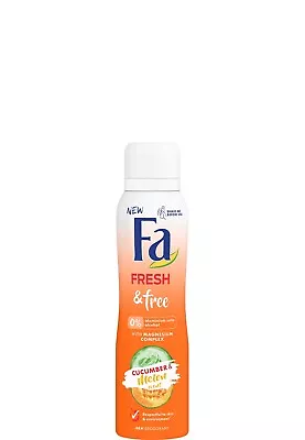 Fa Fresh & Free Cucumber Melon Deodorant Spray 150ml-FREE SHIPPING • $9.50