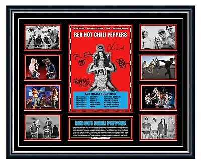 $119.99 • Buy Red Hot Chili Peppers Stadium Australia Tour 2023 Signed Framed Memorabilia