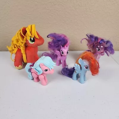 Lot Of 5 My Little Pony Toys 2014 2015 2017 Plush Posable Variety Dolls Figurine • $1.99