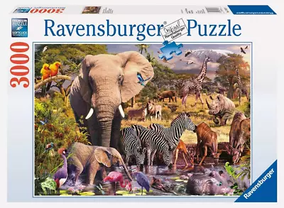 African Animal World 3000 Piece Jigsaw Puzzle For Adults - 17037 - Handcrafted T • $59.99