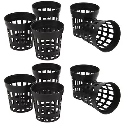 L 10pcs Aquatic Net Cups Aquatic Plastic Garden Fish Tank Planting Basket Fo Ags • $13.35