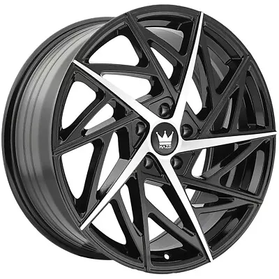 Mazzi 377 Freestyle 20x8.5 5x120 +35mm Black/Machined Wheel Rim 20  Inch • $197.99