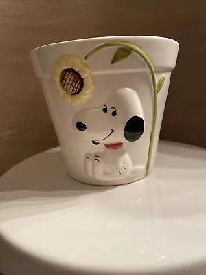 Vintage Snoopy Planter Flower Pot 1958 Japan • $20