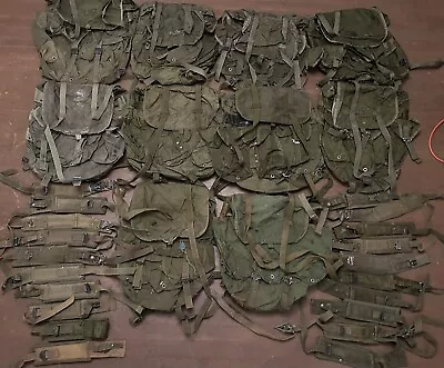 USGI LC-1 Medium ALICE Field Pack US Military Backpack Lot Of 10 With Straps!! • $33