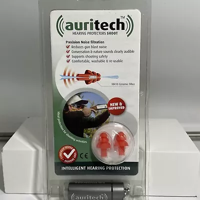 Auritech Shoot Hearing Protectors Ear Plugs  Defenders Rifle Shotgun Shooting  • $25.99