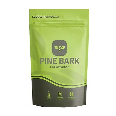 French Maritime Pine Bark Extract 100mg 98% 180 Tablets Vegan Similar Pycnogenol • £9.99