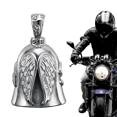 White Winged Motorcycle Bell Angel Guardian Biker Riding Bell • $11.15