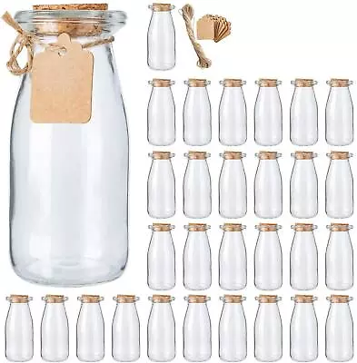 30Pcs Glass Favor Jar With Cork Lids，Pudding Jars With Cork StopperGlass Jar... • $34.66