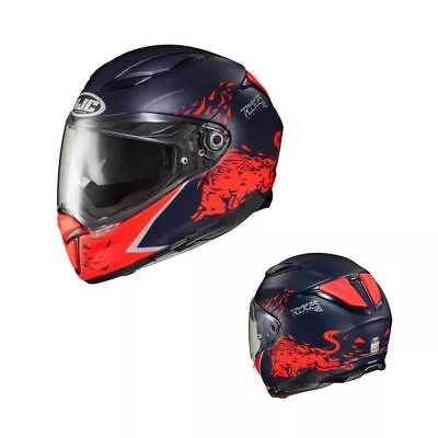 HJC F70 Red Bull Spielberg Ring Full Face MC-21SF Mens Motorcycle Helmet • $220.98