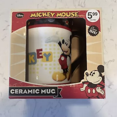 Vintage Disney Mickey Mouse Coffee Mug Cup Mickey KCare New In Box • $10
