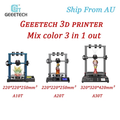 $346 • Buy Geeetech 3D Printer 3 In 1 Out  A10T A20T A30T 3D Printer 320*320*420mm 3d Touch