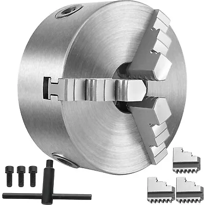 VEVOR K11-125 3 Jaw Lathe Chuck 125mm Self Centering Grinding Machine • £39.60