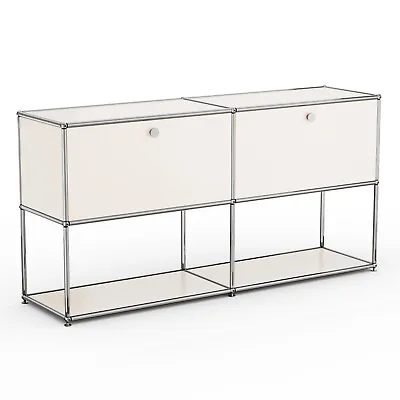 Modern Storage Cabinet Sideboard Metal For Living Room Bedroom USM Haller Style • $759.99