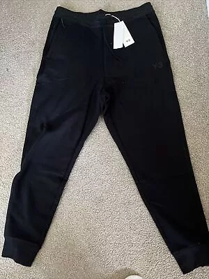 Adidas -  Y-3 Classic Terry Cuffed Pants - Black - Size L - GV4202 • $100