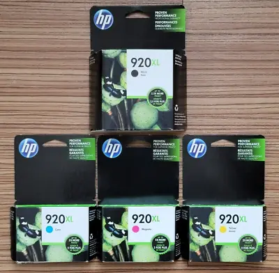 NEW Genuine HP 920XL Ink Black Magenta Yellow Cyan OfficeJet 6000 6500 7000 7500 • $24.99