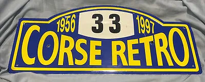 Corse Retro Rally Plates 1956-1997 Aluminium  • £100