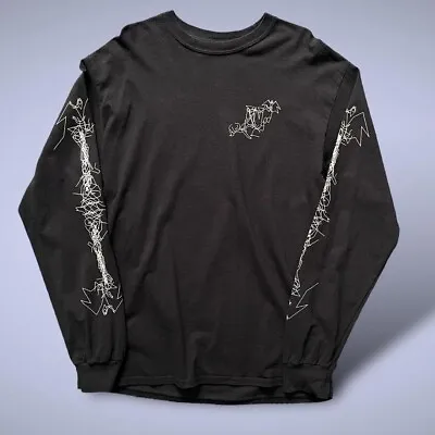 Oneohtrix Point Never  G.O.D  Long Sleeve T Shirt Men’s Black Size L Large  • £79.69