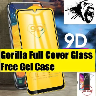 For Samsung Galaxy A22 A42 A52 A12 Full Cover Tempered Glass Screen Protector  • £2.99