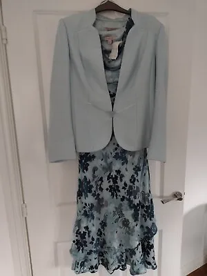 Jacques Vert Ladies Dress And Jacket Suit • £12