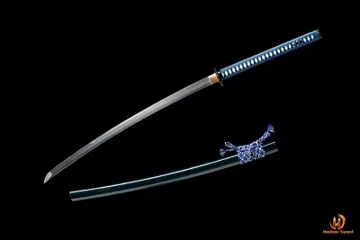 O-katana 9260 Spring Steel Japanese Samurai Sword Full Tang Batttle Ready Sharp. • $169