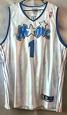 Pre-Owned! EUC!! Authentic Reebok Tracy McGrady Orlando Magic Jersey  - Sz 48 • $200