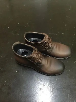 1/6 Male Brown Leather Shoes High Upper Boots Model For 12  Figure Body Action • £11.71