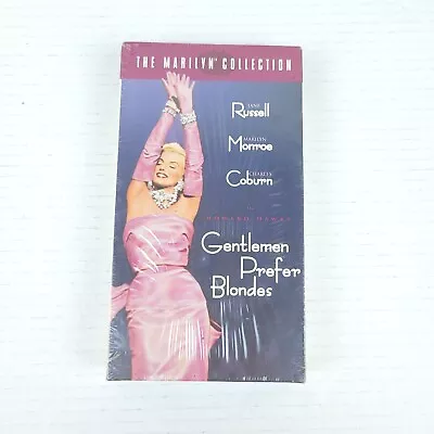 Gentlemen Prefer Blondes VHS Movie Tape Marilyn Monroe Jane Russell New Sealed • $5