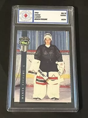 1992 Classic 4 Sport Manon Rheaume #224 Rookie Rc NHL Hockey Slabbed Card MYPC • $6.99