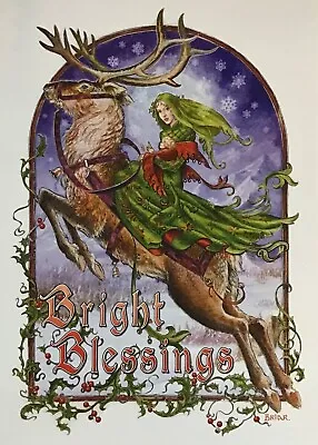 Briar ‘Bright Blessings’ Pagan Wicca Alternative Yule Christmas BY11 • £2.90