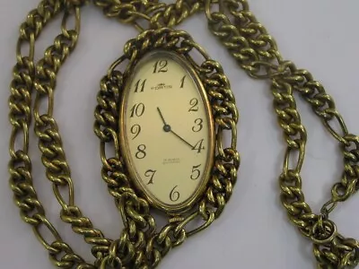 Vintage Fortis Ladies Necklace Watch W/ Chain • $15