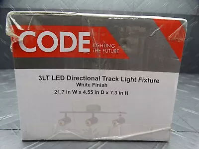 Code 3LT LED Directional Track Light Fixture White Finish DC11306WH • $59.99