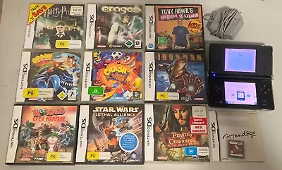 Nintendo DSi + 9 Games And Manuals + Charger (Tested & Working) • $200