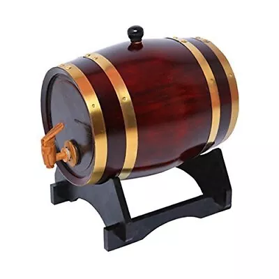 1.5L Whiskey Barrel Dispenser Oak Aging Barrels Home Whiskey Barrel Decanter ... • $55.29
