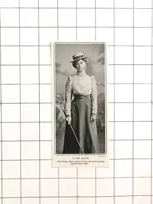 1903 Irish Ladies Golfing Champion  Miss Rhona Adair • £6