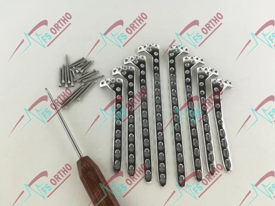 $360 • Buy VA Proximal Tibia Locking Plates With LCP 3.5mm 100 Pcs Screws Orthopedic