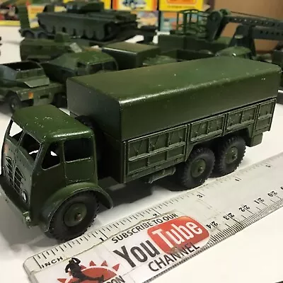 Dinky Super Toys Military Green #622 10 Ton Army Truck Carrier 1/43 England • $3.25