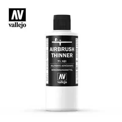 Vallejo 71161 Acrylic Airbrush Thinner 200ml Bottle • $19.70