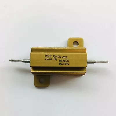 30.1 Ohm 1% 25W Wirewound Power Resistor Vishay Dale RH-25 • $1.95