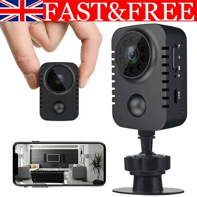 HD 1080P Mini Spy Camera Hidden Wifi Micro Home Security Night Vision Motion Cam • £26.89