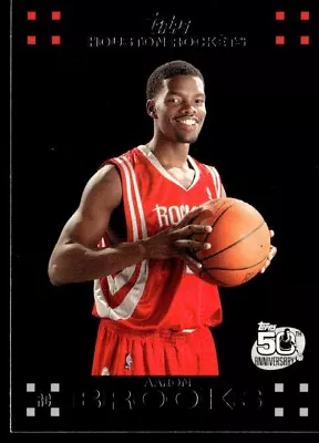 2007-08 Topps Aaron Brooks Rookie Houston Rockets #135 • $2.09