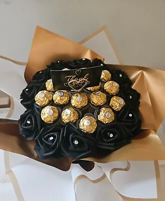 Chocolate Ferrero Rocher Bouquet   Gift Flower Hamper Gift Medium Size.  • £25.99