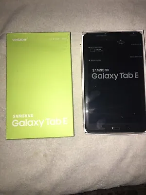 NEW Samsung Galaxy Tab E 8  16GB VERIZON Android Tablet  SM-T377V  Open Box • $60