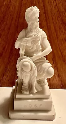 Mose Statue Moses Michelangelo Italy Greek Figurine Sculpture Horns 5” • $25