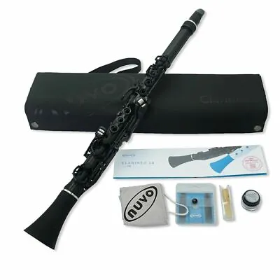 Nuvo Clarineo 2.0 Kit - Student Clarinet - Key Of C - Black • $139.99